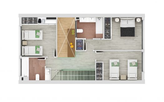 2 bedrooms Townhouse in Le Mirage