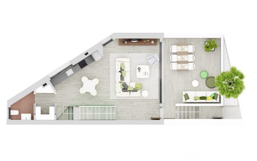 2 bedrooms Townhouse in Le Mirage