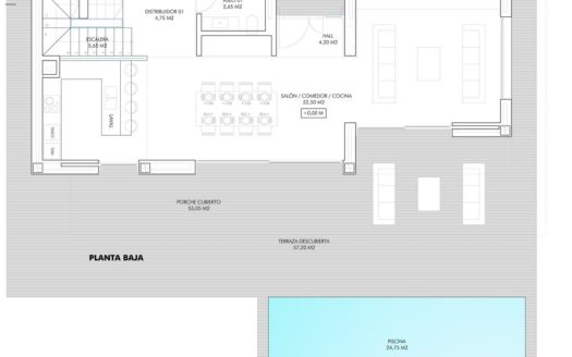 Villa de 4 dormitorios en Nueva Milla de Oro