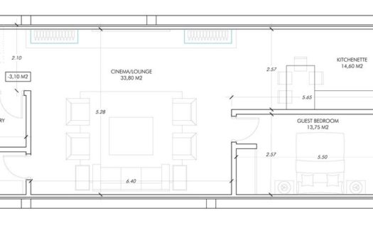 Villa de 4 dormitorios en Nueva Milla de Oro