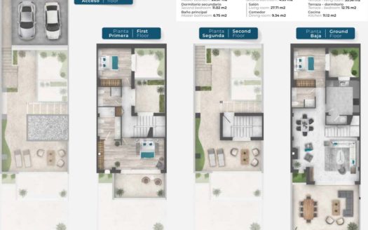 3 bedrooms Townhouse in La Mairena