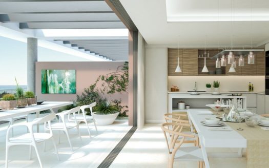 Ático de 2 dormitorios en Cancelada