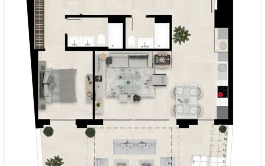 3 bedrooms Apartment in La Quinta